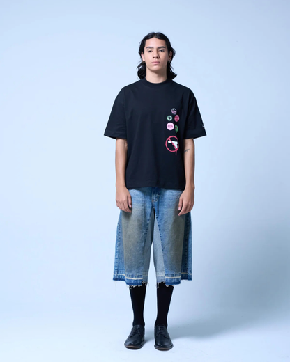 STAMPS BLACK T-SHIRT