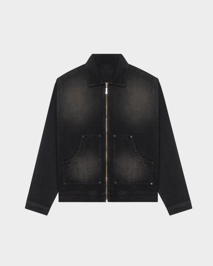 MONCLAIR WASHED BLACK BROWN JACKET