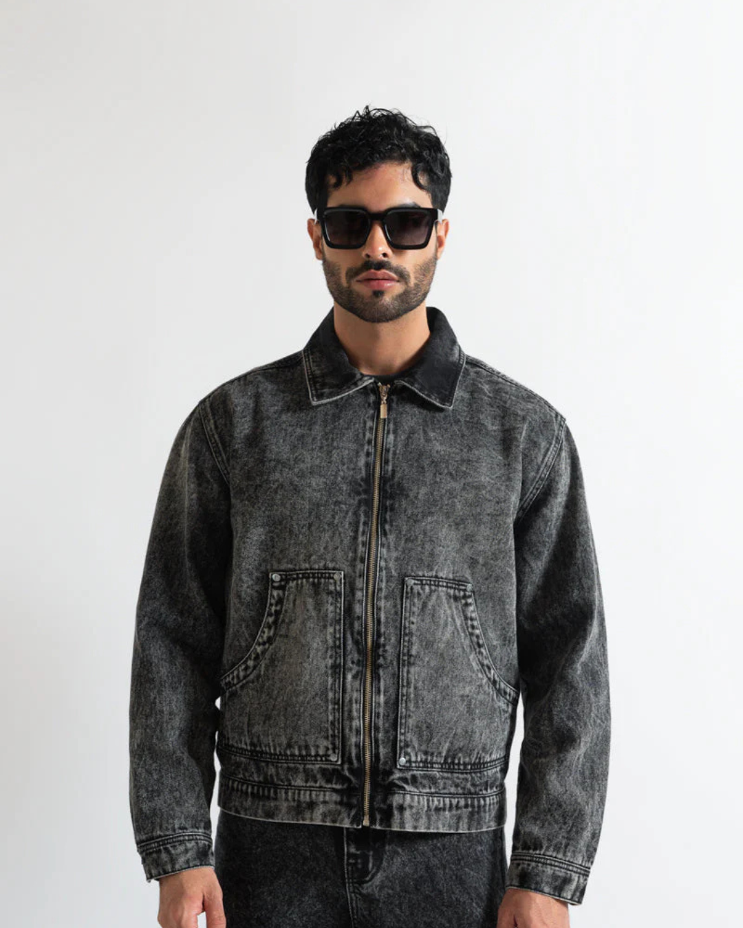 MONCLAIR WASHED BLACK JACKET