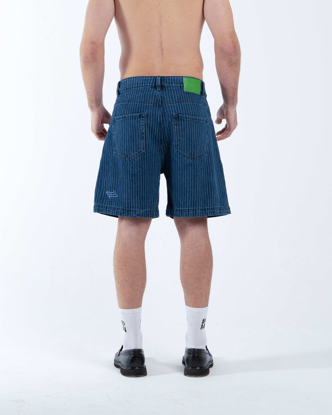 NATIVE DENIM STRIPE SHORT