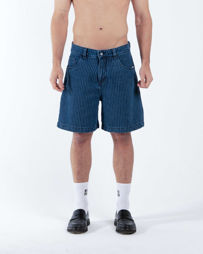 NATIVE DENIM STRIPE SHORT
