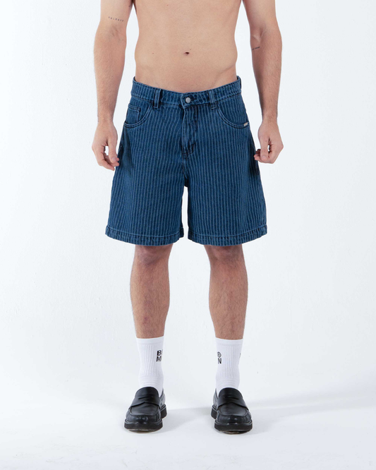 NATIVE DENIM STRIPE SHORT