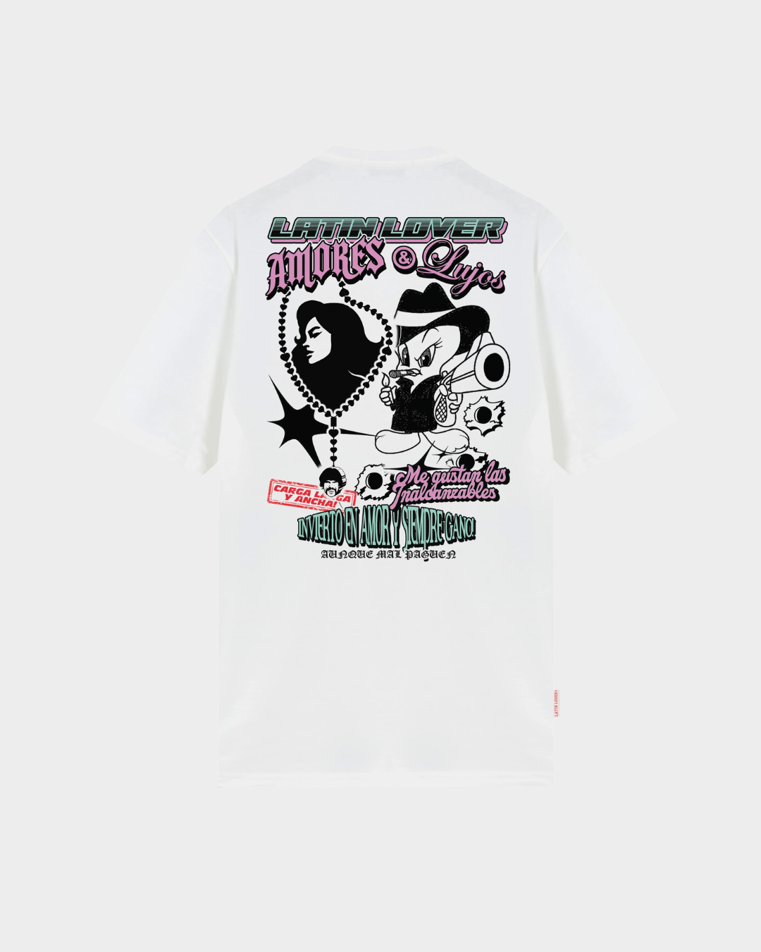 CAMISETA AMORES Y LUJOS CREMA
