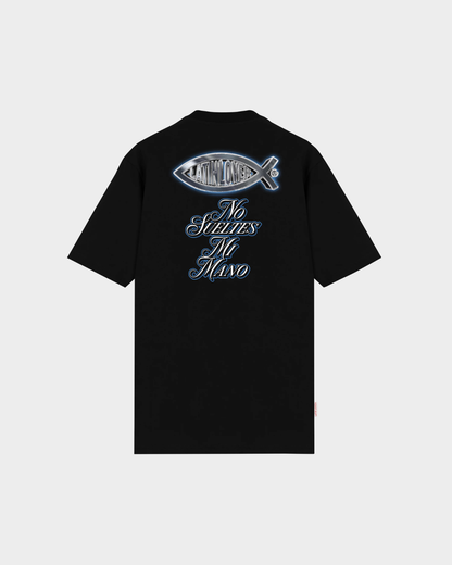 CAMISETA NO SUELTES MI MANO NEGRO