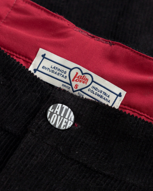 PANTALON CORDUROY SUFRIDOS NEGRO