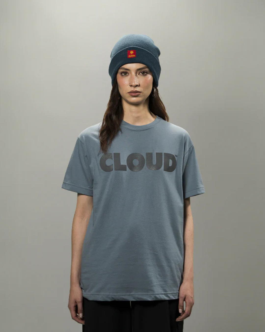 CAMISETA BLOCK GRIS SOBRE GRIS REGULAR FIT