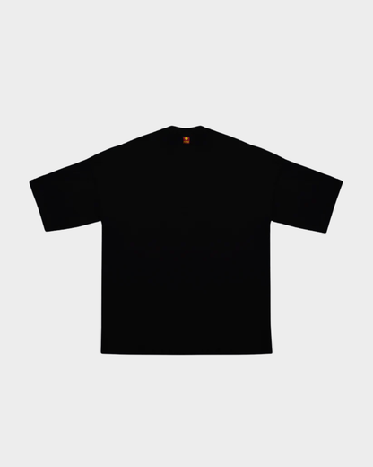 CAMISETA BLOCK NEGRO SOBRE NEGRO REGULAR FIT