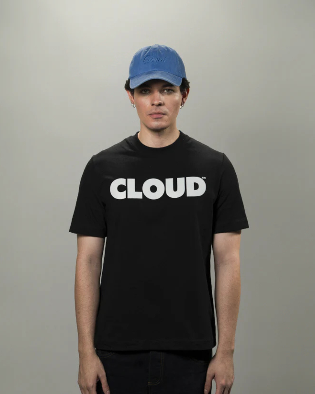 CAMISETA BLOCK BLANCO SOBRE NEGRO REGULAR FIT