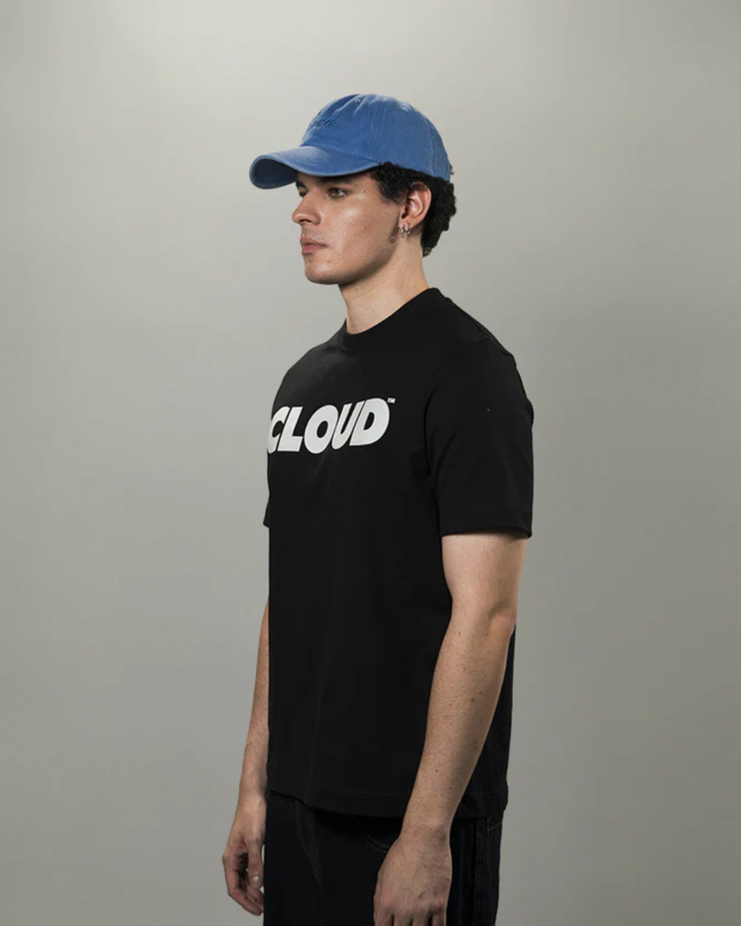 CAMISETA BLOCK BLANCO SOBRE NEGRO REGULAR FIT