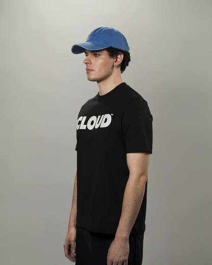 CAMISETA BLOCK BLANCO SOBRE NEGRO REGULAR FIT