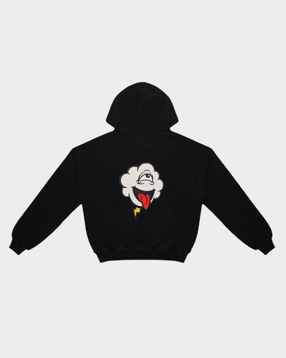 HOODIE NUBE NEGRO BOXY FIT
