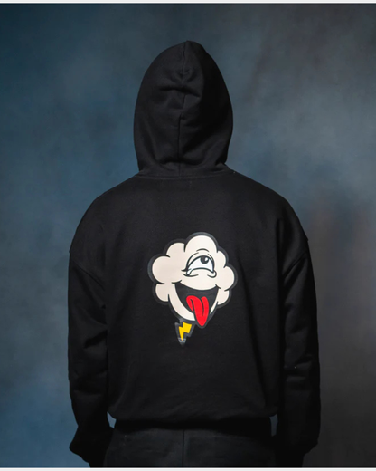 HOODIE NUBE NEGRO BOXY FIT