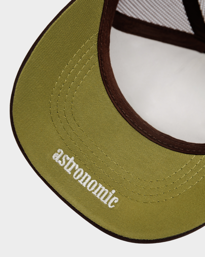 GORRA READY TO RIDE - CREMA Y CAFÉ