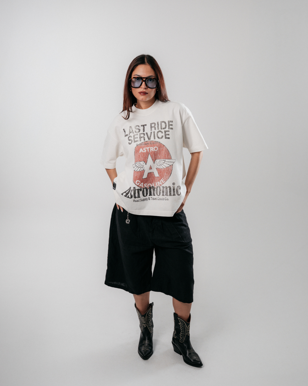 CAMISETA GASOLINE - BLANCO HUESO