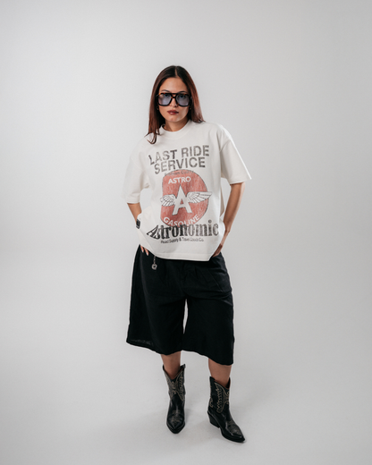 CAMISETA GASOLINE - BLANCO HUESO