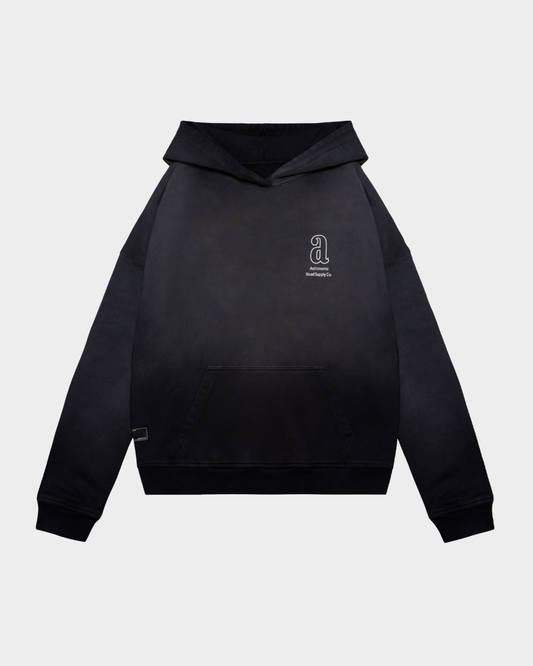 HOODIE ROAD SUPPLY - GRIS OSCURO DEGRADÉ