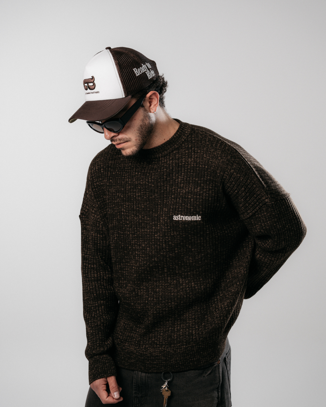 SWEATER READY TO RIDE - CAFÉ CHOCOLATE