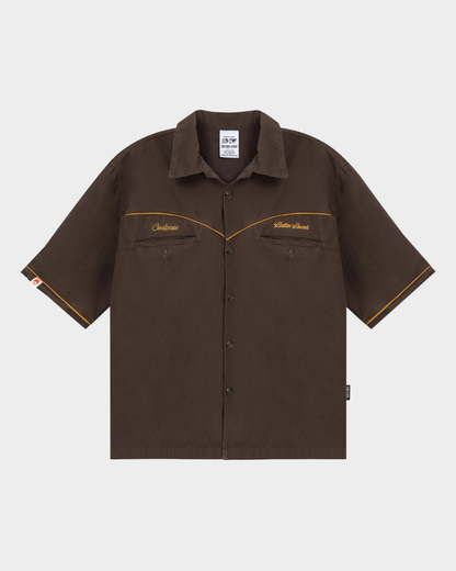 CAMISA CODISCOS Y LATIN LOVER CHOCOLATE