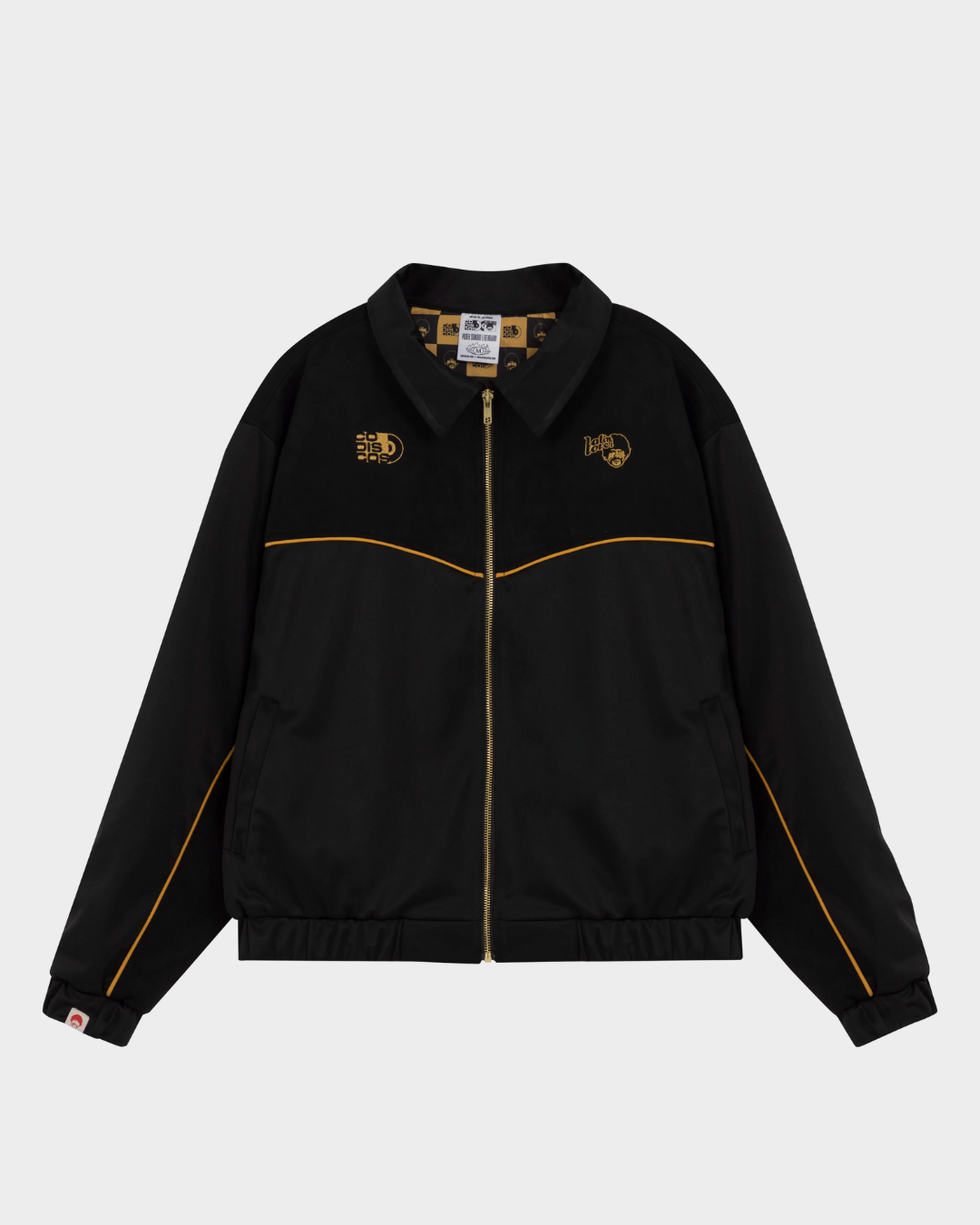 CHAQUETA CODISCOS Y LATIN LOVER NEGRO