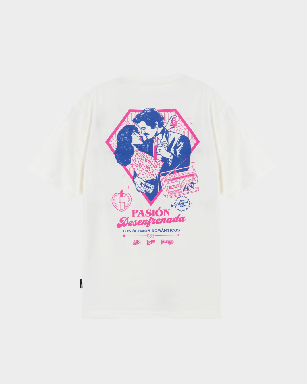 CAMISETA PASION DESENFRENADA CREMA