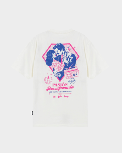 CAMISETA PASION DESENFRENADA CREMA