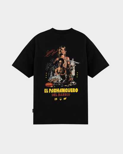 CAMISETA EL PACHANGUERO NEGRO