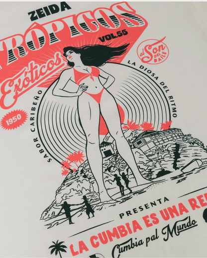 CAMISETA LA CUMBIA ES UNA REINA