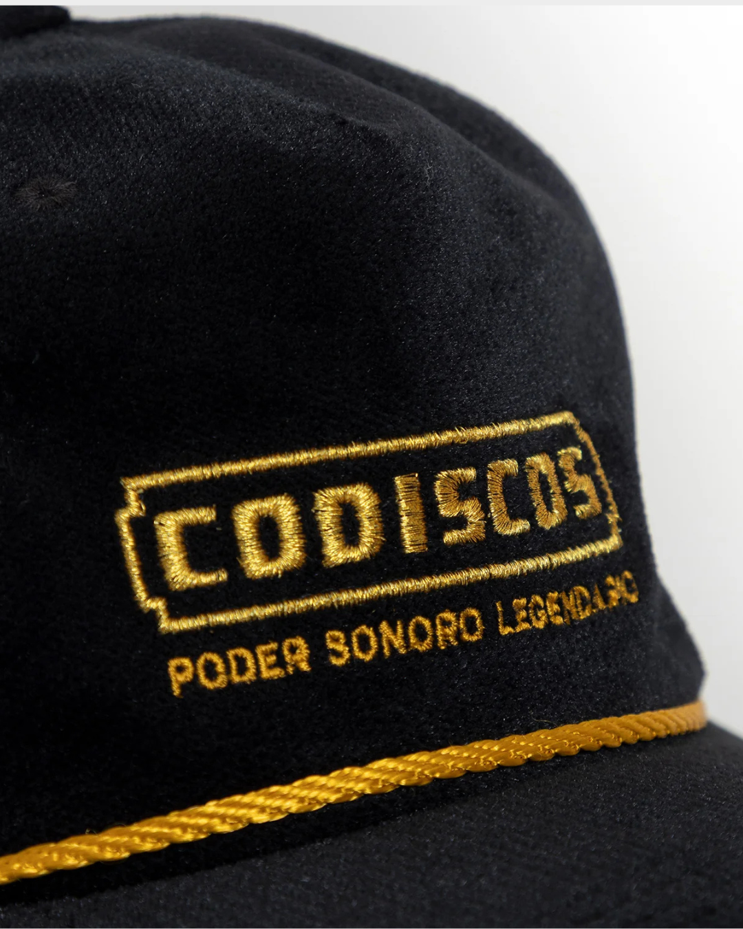 GORRA CODISCOS NEGRA
