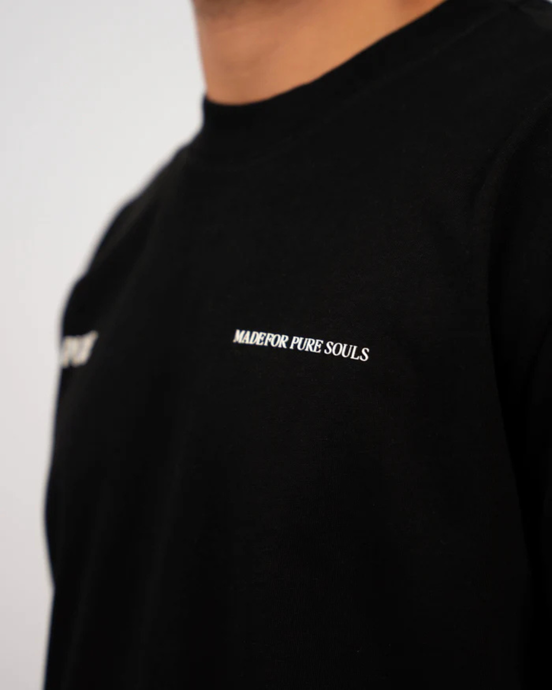 PURE BLACK REGULAR T-SHIRT