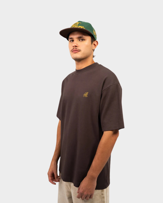 BROWN LOGO T-SHIRT