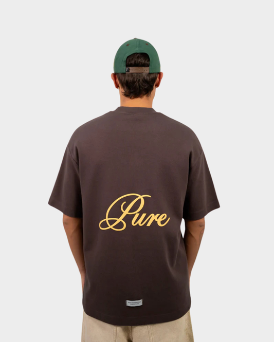 BROWN LOGO T-SHIRT