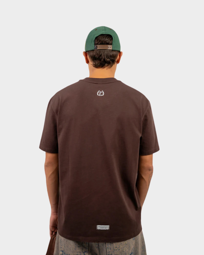 PURE BROWN REGULAR T-SHIRT