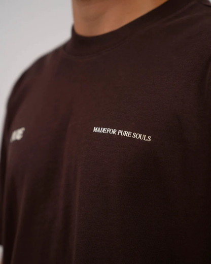 PURE BROWN REGULAR T-SHIRT