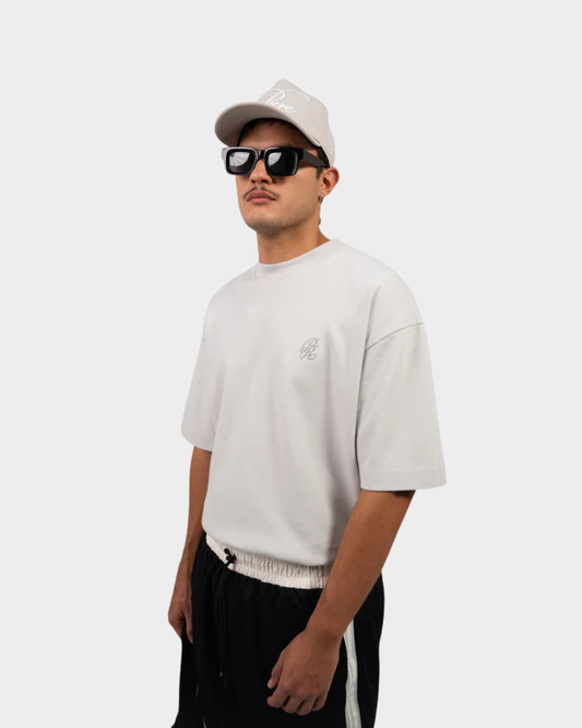 GRAY LOGO T-SHIRT