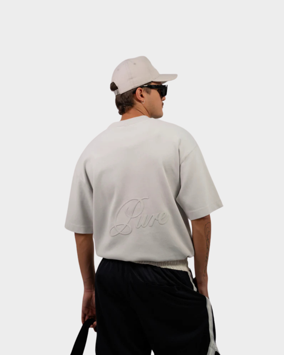 GRAY LOGO T-SHIRT