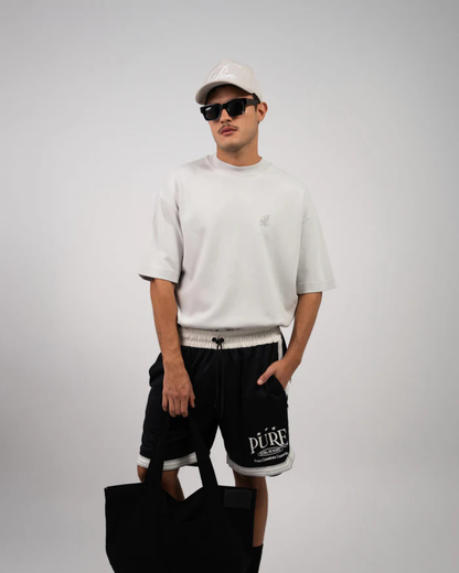 GRAY LOGO T-SHIRT