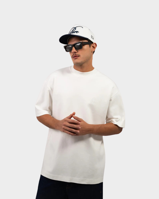 WHITE LOGO T-SHIRT