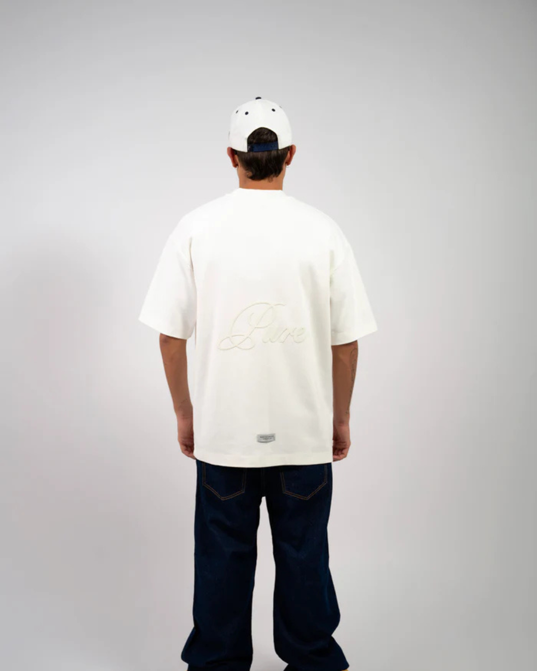 WHITE LOGO T-SHIRT