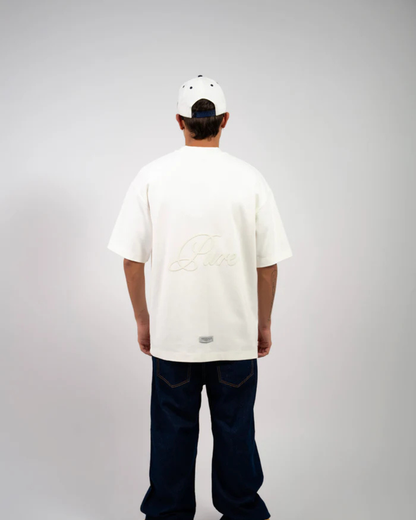 WHITE LOGO T-SHIRT