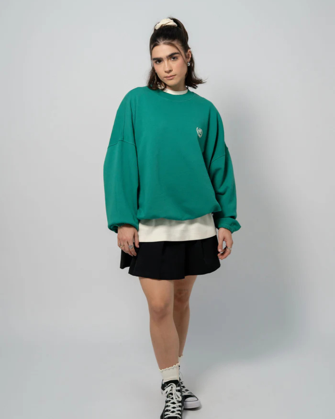 STILL HUNGRY GREEN PULLOVER