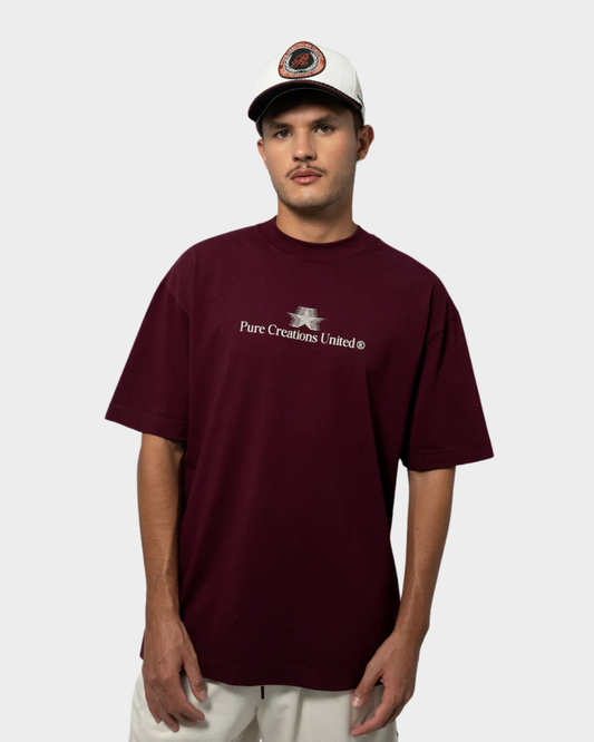 STILL HUNGRY BURGUNDY T-SHIRT