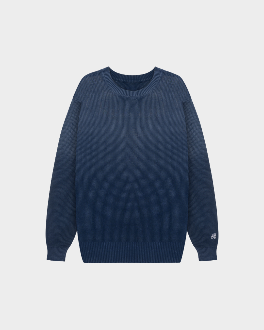 DOPAMINE BLUE KNIT CREWNECK