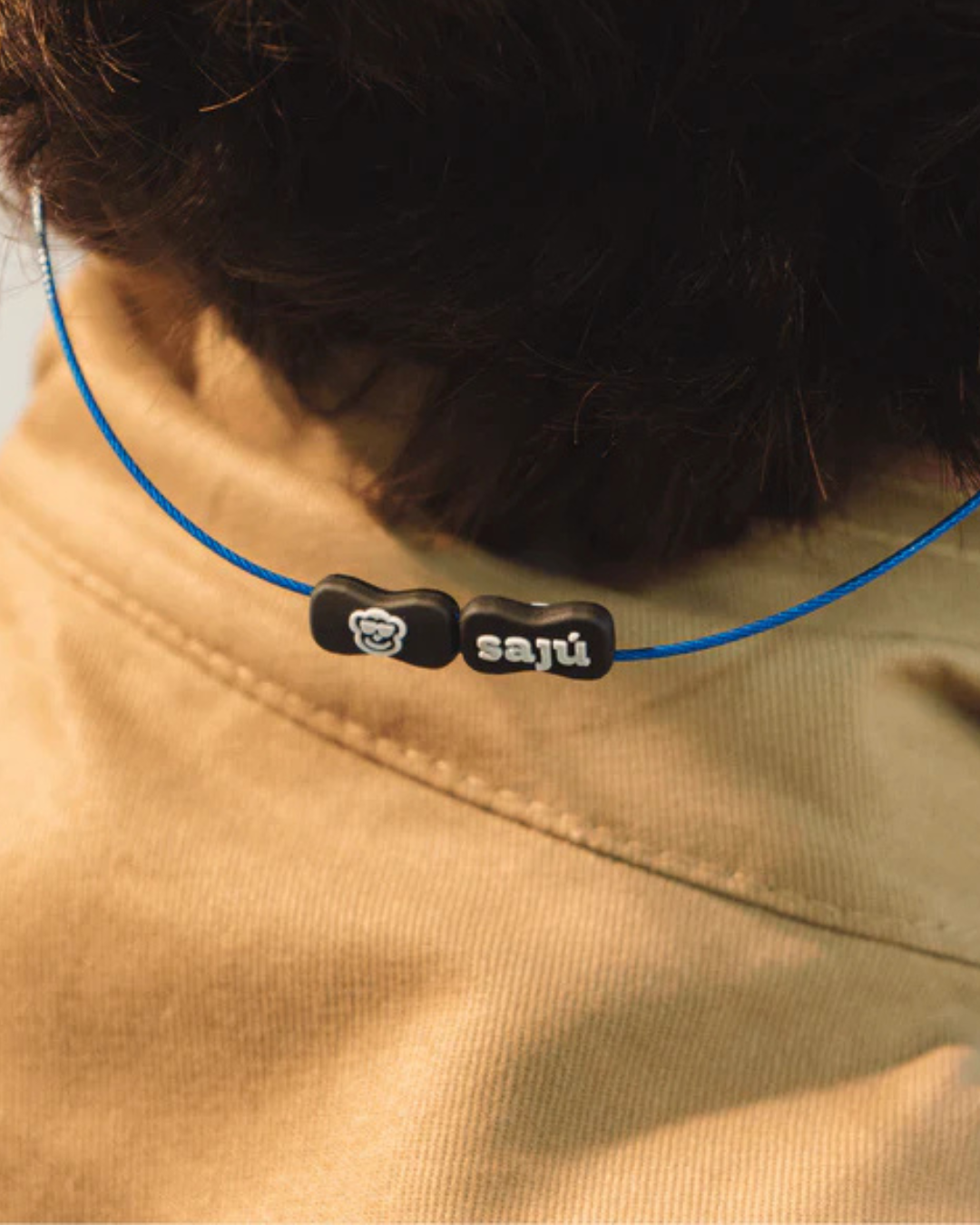 CUELGA GAFAS WIRED BLUE