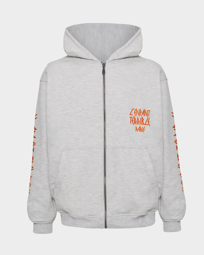 DEF SINNERS GRAY HOODIE