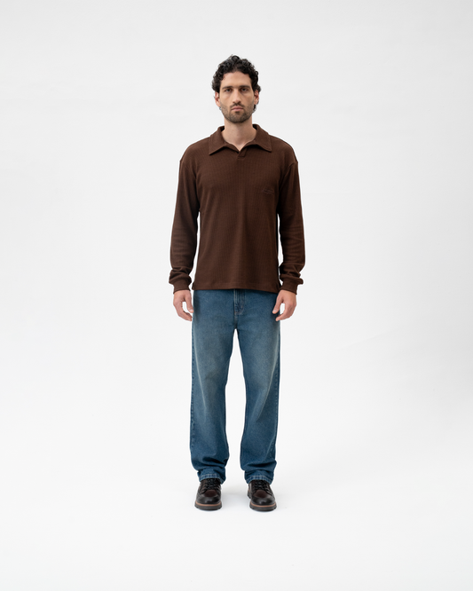 G. RD BROWN LONG SLEEVE