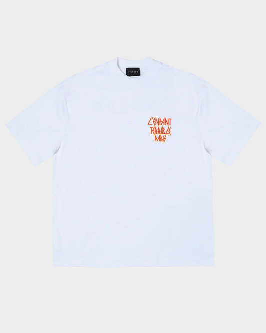 DEF SINNERS WHITE T-SHIRT