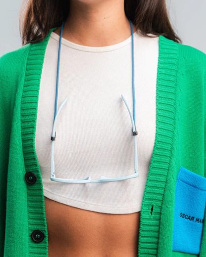 CUELGA GAFAS SLIM LIGHT AZUL