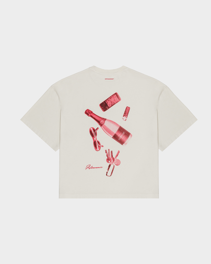 CAMISETA CHAMPAGNE - BLANCO