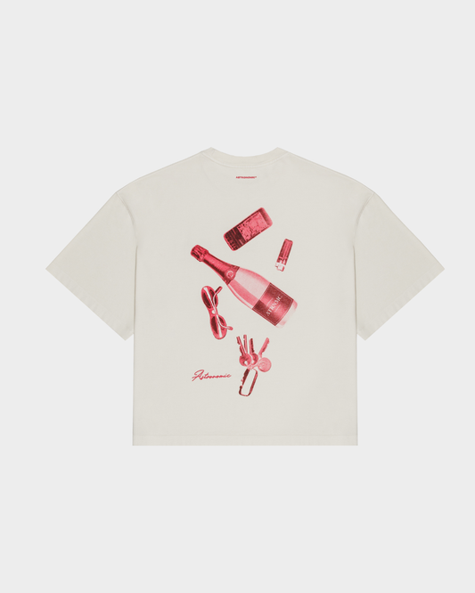 CAMISETA CHAMPAGNE - BLANCO