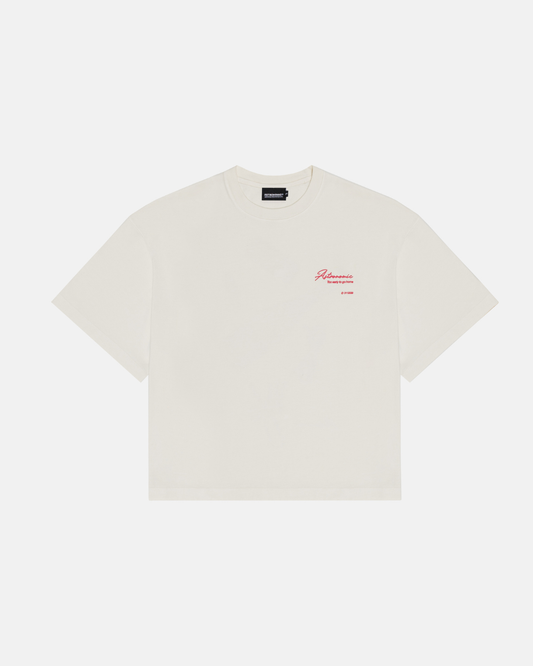 CAMISETA CHAMPAGNE - BLANCO